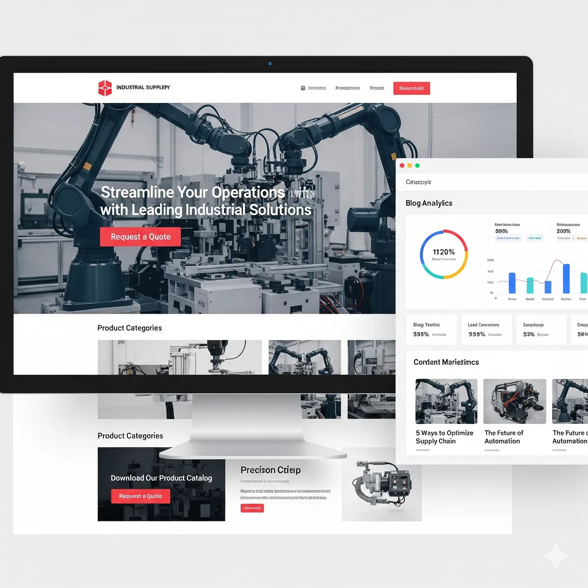 Industrial Supplier B2B Website & SEO