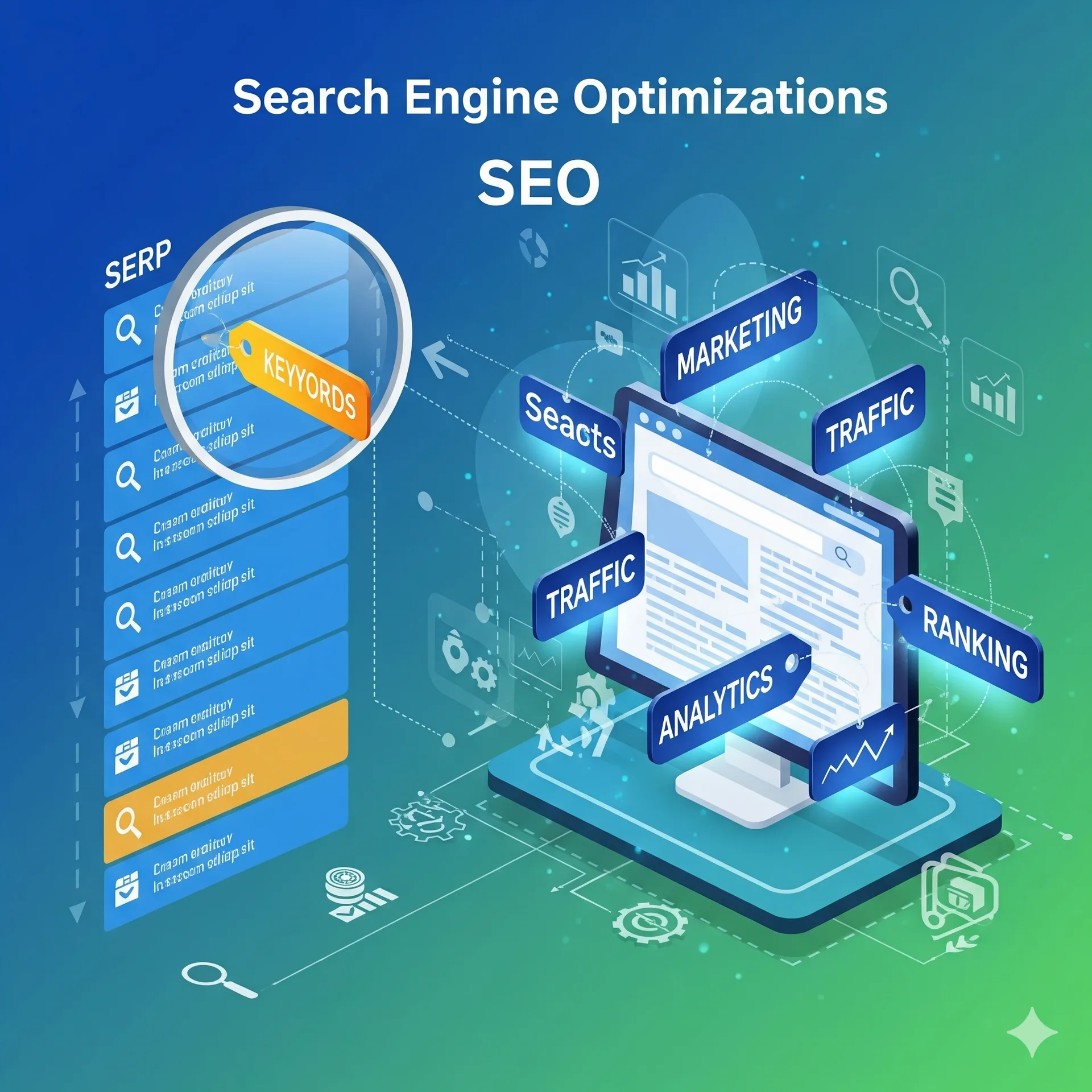 Google search results with high local rankings for a service business