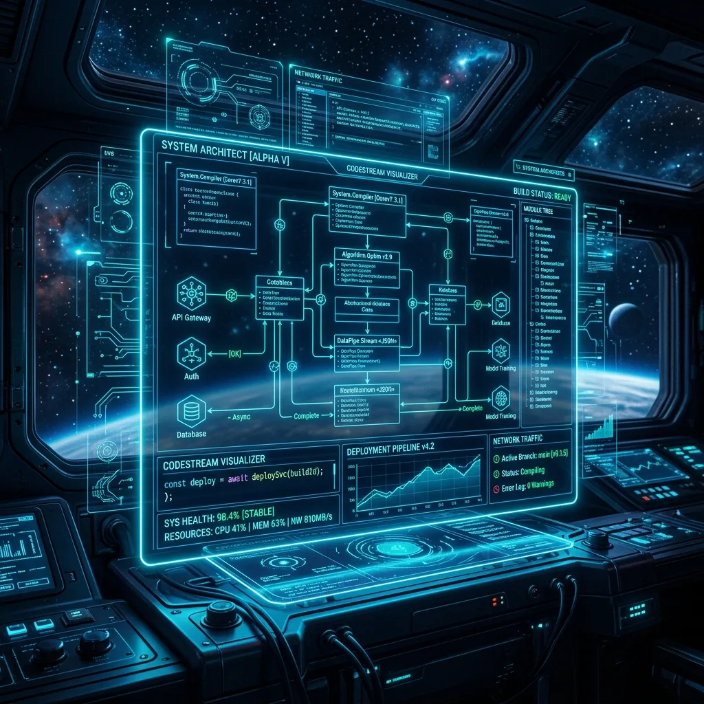 Pabitra Technology Capabilities Radar Dashboard Illustration