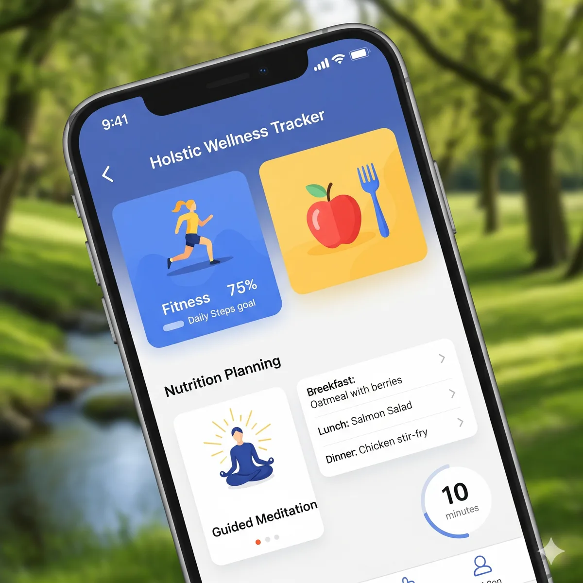 Holistic Wellness Tracker App